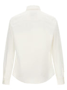 Ami Paris Ami De Coeur Oxford Cotton Shirt White, view 2