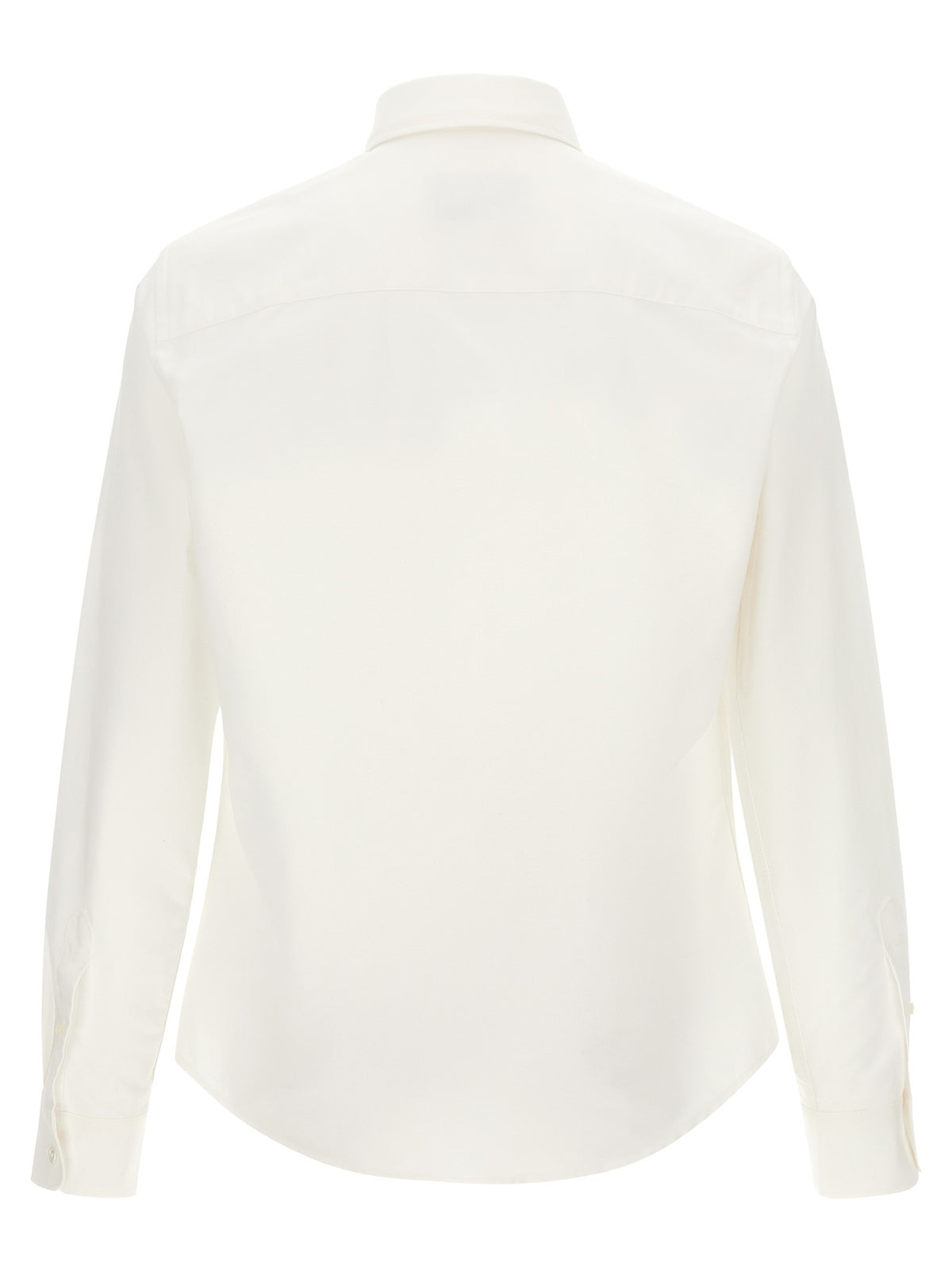 Ami Paris Ami De Coeur Oxford Cotton Shirt White, view 2