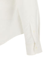 Ami Paris Ami De Coeur Oxford Cotton Shirt White, view 4