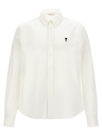 Ami Paris Ami De Coeur Oxford Cotton Shirt White