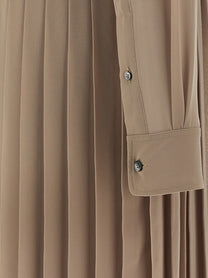 AMI PARIS - AMI PARIS - ’Pleated Midi’ dress - Women’s Clothing