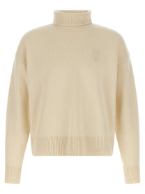 AMI PARIS - AMI PARIS - ’Matis’ turtleneck sweater - Men’s Knitwear