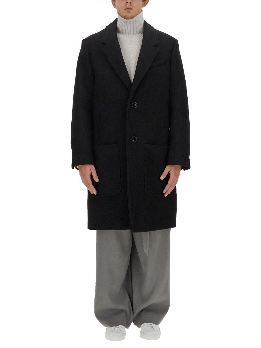 Single Breasted Coat-AMI PARIS-FALORS