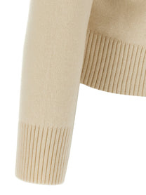 AMI PARIS - AMI PARIS - Puff logo patch sweater - Men’s Knitwear