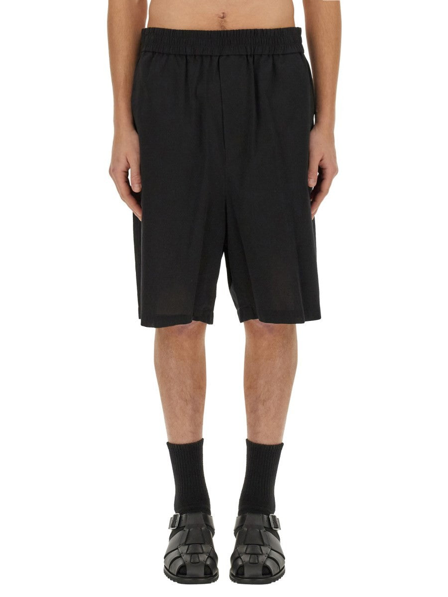 AMI PARIS - Ami Paris Bermuda With Elastic - Men’s Clothing