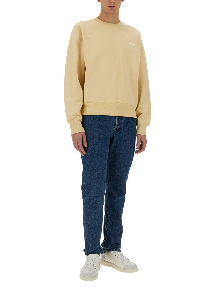 AMI PARIS - Sweatshirt With Logo - Home-&gt;Unisex-&gt;Clothing-&gt;Sweatshirts