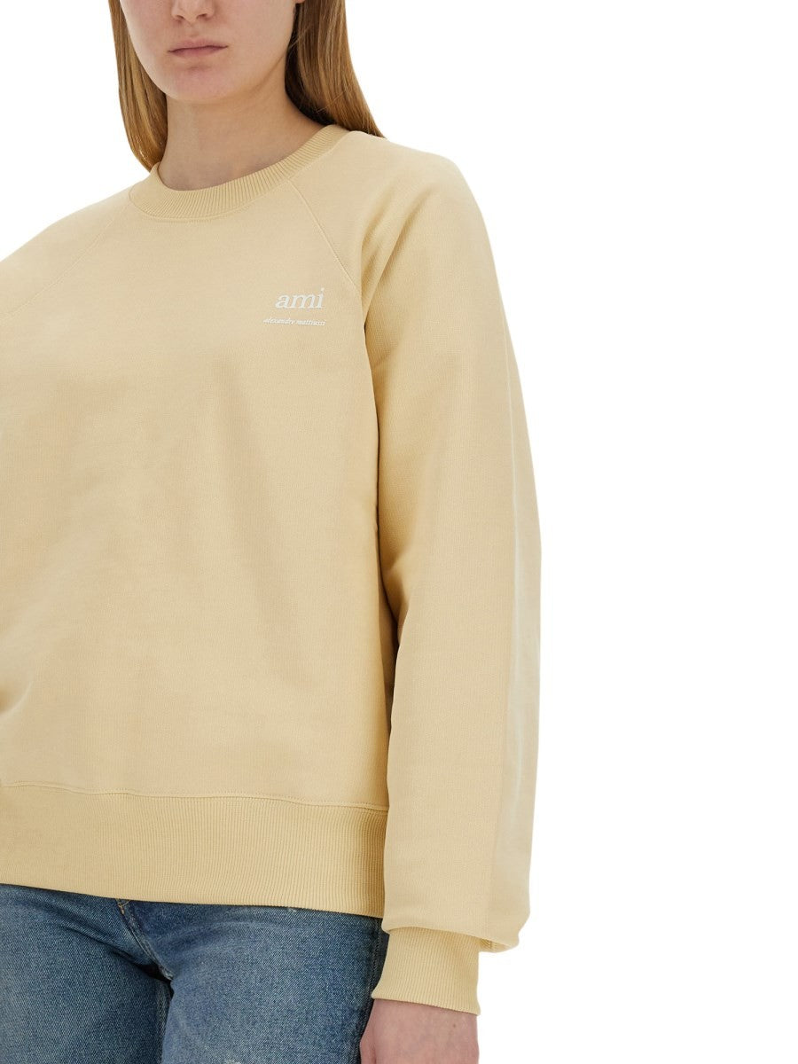 AMI PARIS - Sweatshirt With Logo - Home-&gt;Unisex-&gt;Clothing-&gt;Sweatshirts