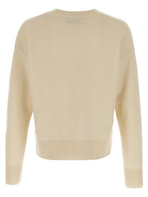 AMI PARIS - AMI PARIS - Puff logo patch sweater - Men’s Knitwear