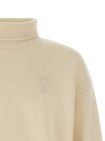 AMI PARIS - AMI PARIS - ’Matis’ turtleneck sweater - Men’s Knitwear