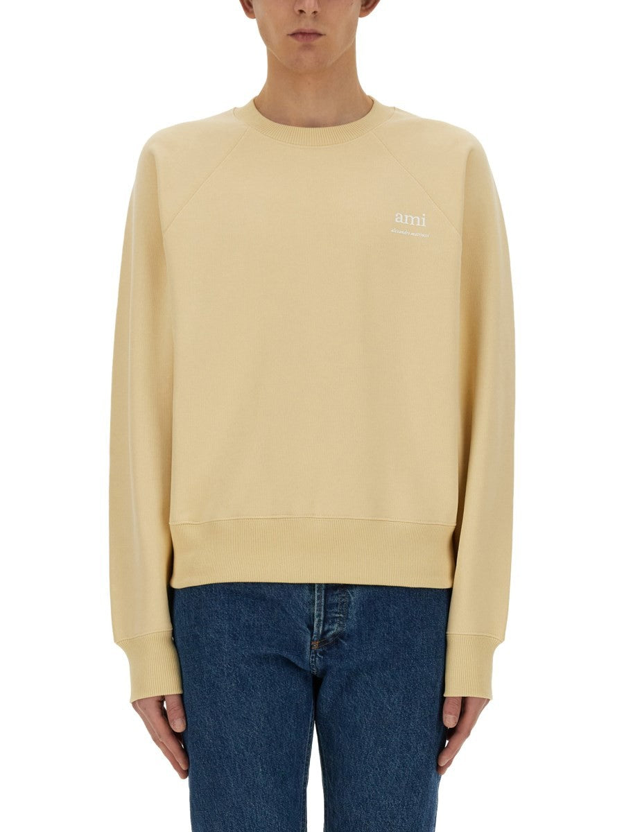 AMI PARIS - Sweatshirt With Logo - Home-&gt;Unisex-&gt;Clothing-&gt;Sweatshirts