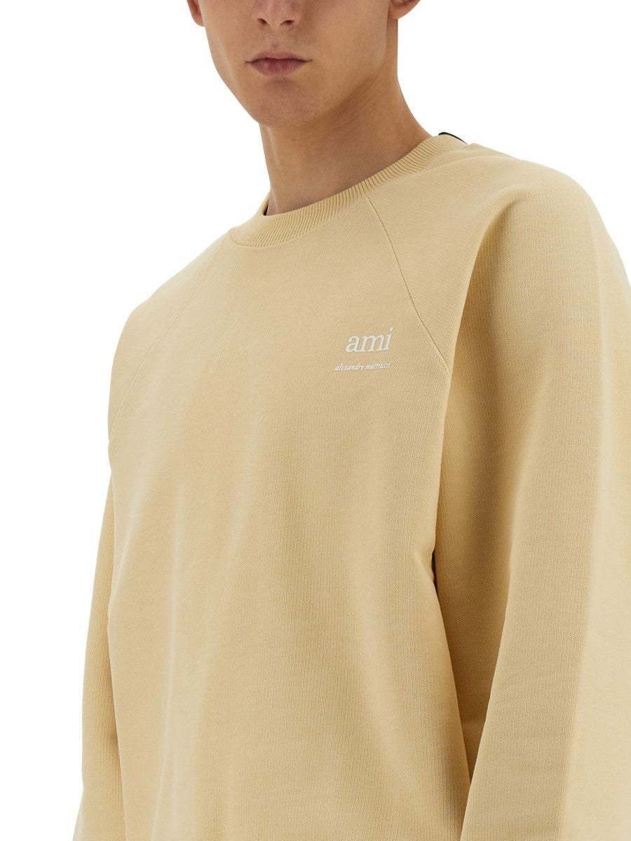 AMI PARIS - Sweatshirt With Logo - Home-&gt;Unisex-&gt;Clothing-&gt;Sweatshirts