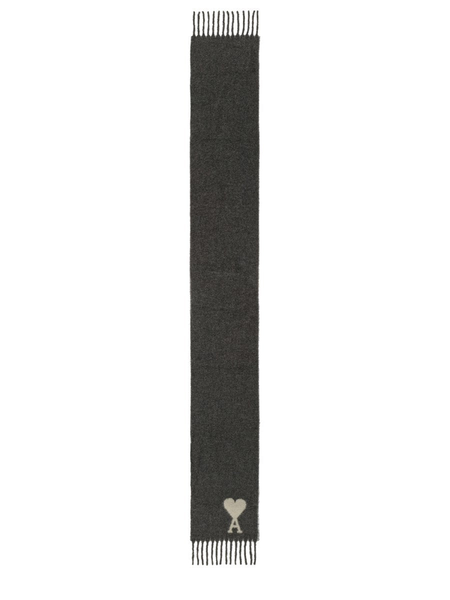AMI PARIS - ’Adc’ Scarf - Home-&gt;Woman-&gt;Accessories-&gt;Scarves