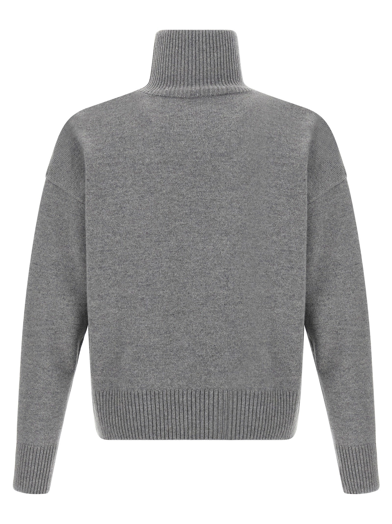 AMI PARIS - AMI PARIS - Puff logo sweater - Men’s Knitwear