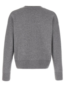 AMI PARIS - AMI PARIS - Puff logo patch sweater - Men’s Knitwear
