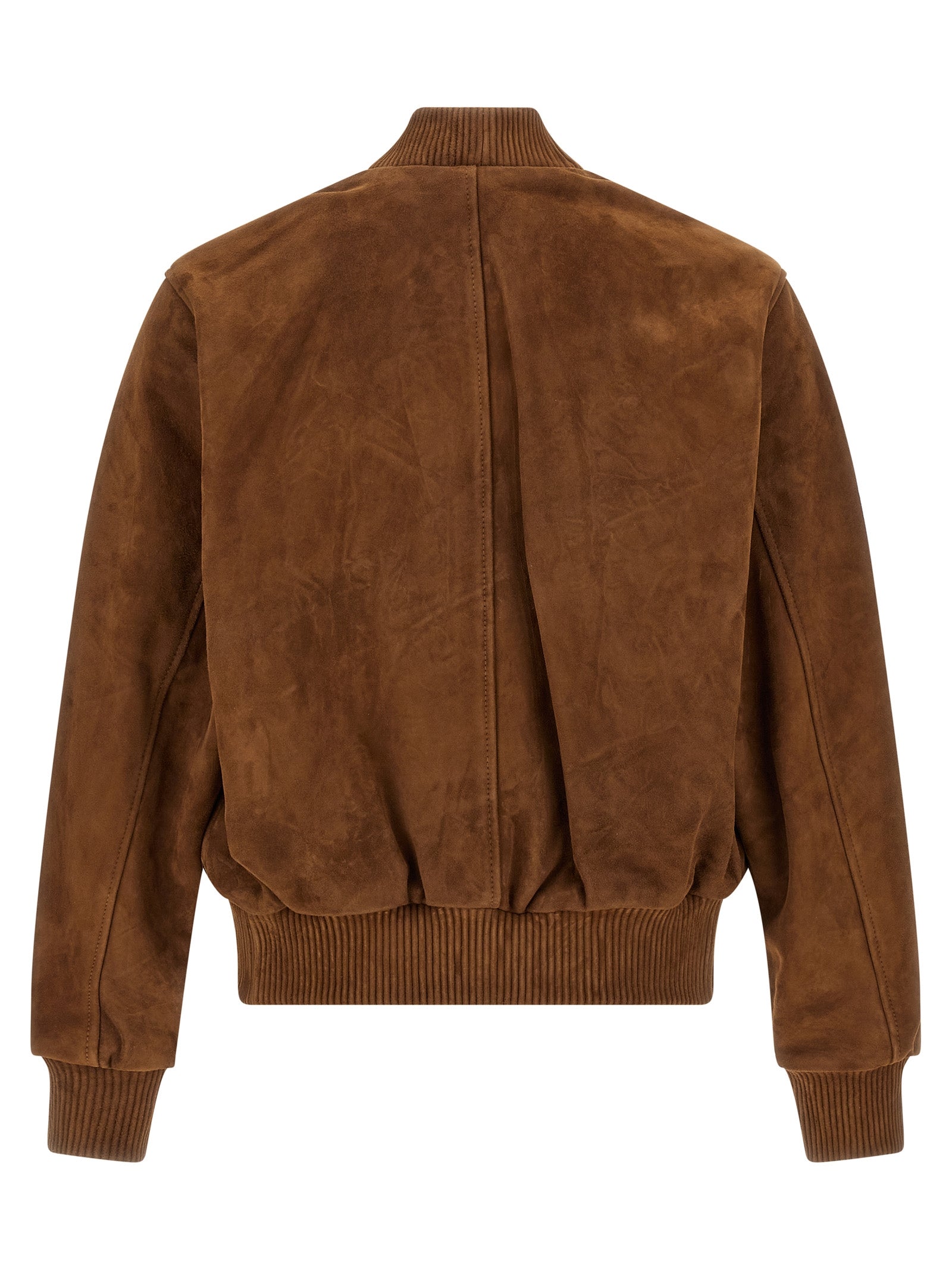 AMI PARIS - AMI PARIS - Suede bomber jacket - Men’s Outerwear