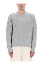 Ami Paris Men's Alpaca Sweater Grey