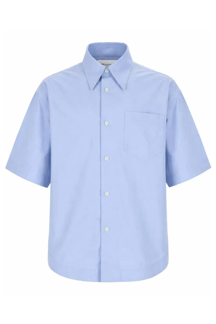 Ami Paris Men's Cotton Shirt Blue