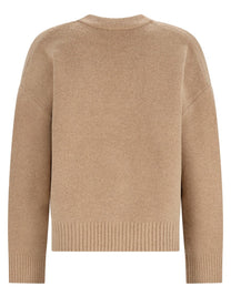 Ami Paris Men's Cardigan Ami De Coeur Beige, view 2
