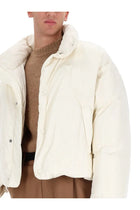 Ami Paris Men's Ami DE Coeur Down Jacket White, view 4
