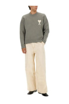Ami Paris Men's Jeans Wide Fit White, view 2