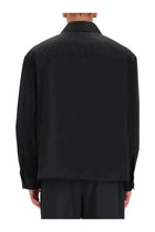 Ami Paris Men's Padded Shirt Jacket Black, view 4