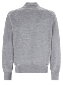 Ami Paris Men's Polo Grey, view 2