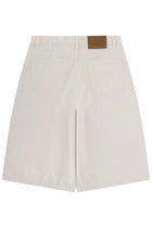 Ami Paris Men's Cotton Shorts White, view 3