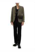 Ami Paris Men's Two Button Jacket Green, view 2