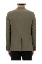 Ami Paris Men's Two Button Jacket Green, view 3