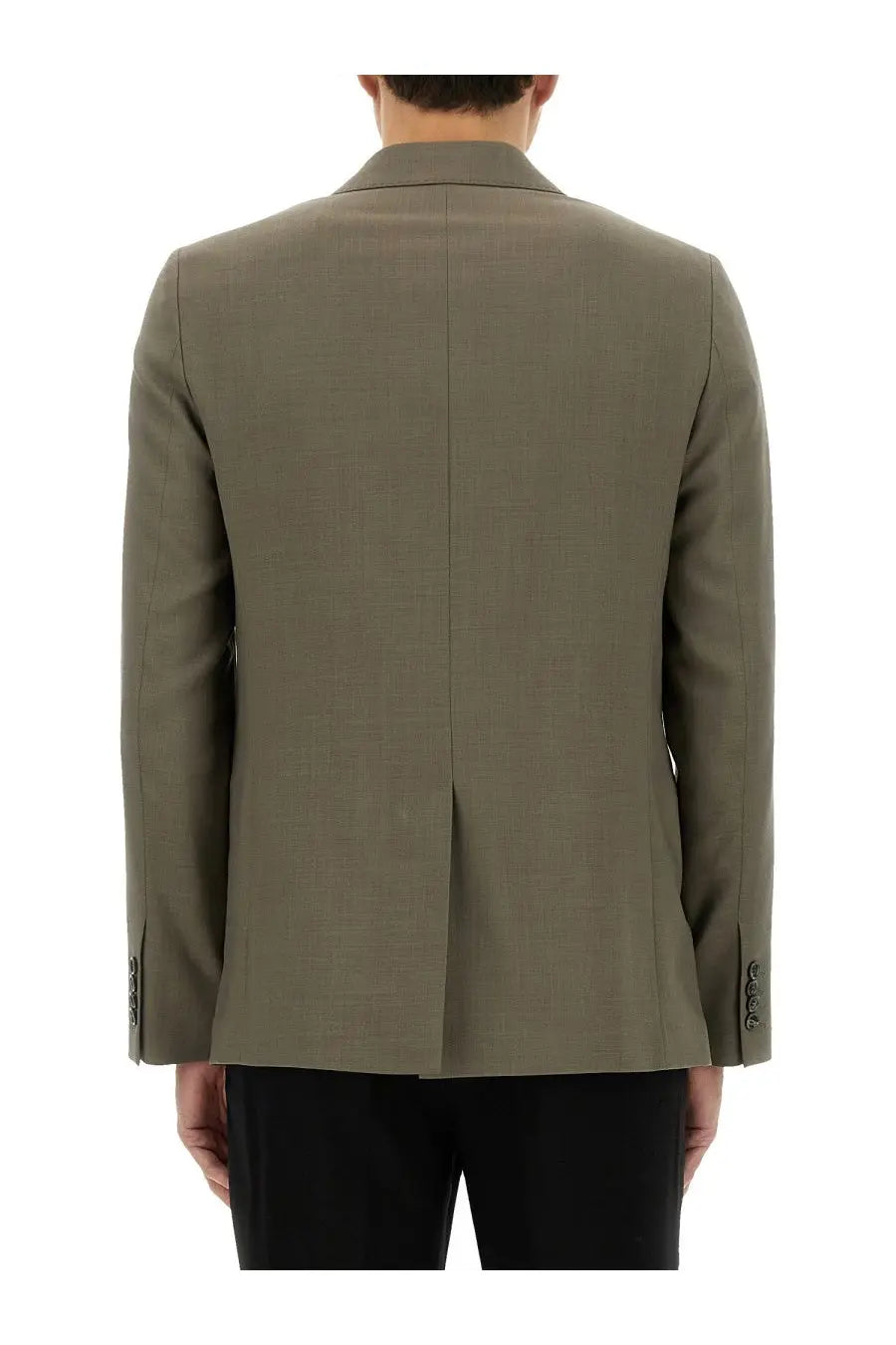 Ami Paris Men's Two Button Jacket Green, view 3