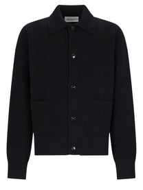Ami Paris Men's Wool Cardigan Black