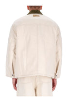 Ami Paris Men's Worker Jacket Beige, view 3