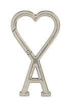 Ami Paris Unisex Ami DE Cour Keychain Silver