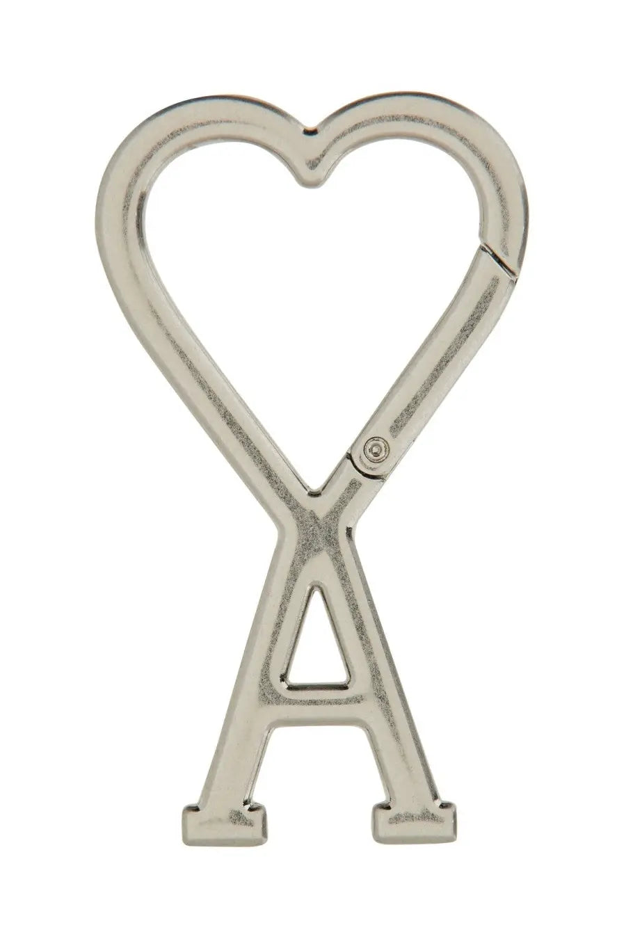 Ami Paris Unisex Ami DE Cour Keychain Silver, view 2