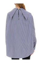 Ami Paris Unisex Striped Bandana Blouse Blue, view 4