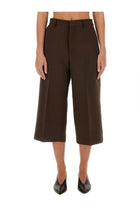 Ami Paris Women's Military Bermuda Brown