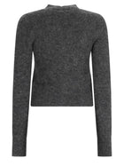 Ami Paris Women's Wool Alpaca Cardigan Grey, view 2