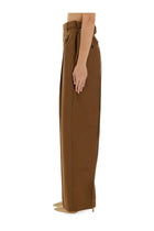 Ami Paris Women's Wool Pants Brown, view 4