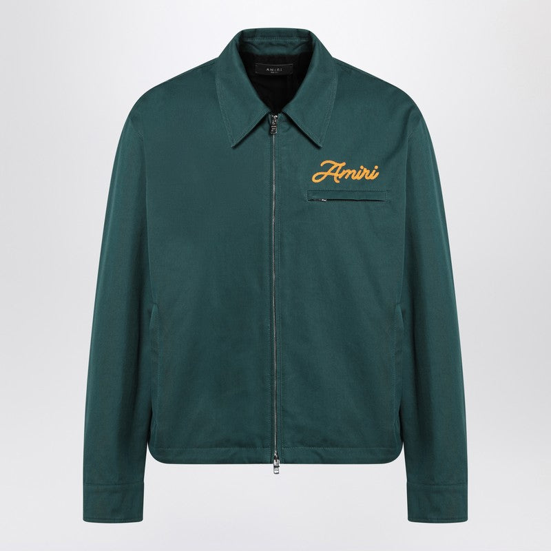 Amiri - AMIRI Green zipped jacket with logo - Shirts