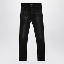 Amiri - AMIRI Vintage black skinny jeans with logo embroidery - Men’s Clothing