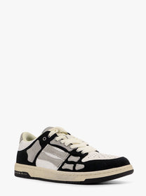AMIRI - Amiri Crystal Skel Top Low Leather And Suede Sneakers With Rhinestones Detail - Men’s Shoes