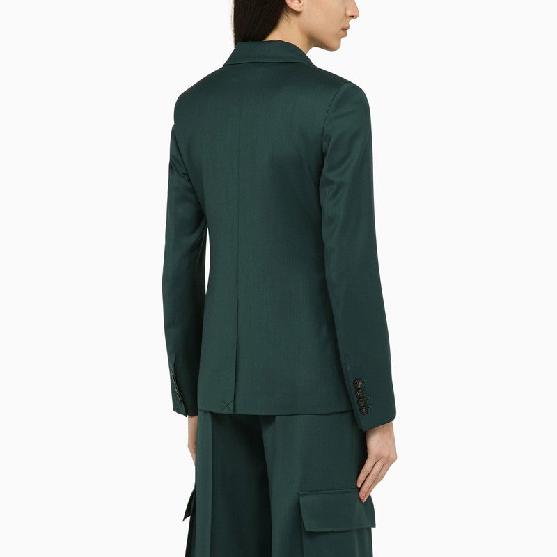 Amiri - AMIRI Forest green double-breasted jacket in wool - Jackets