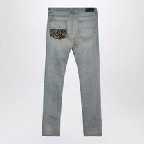 Amiri - AMIRI Leopard Jeans MX1 antique indigo - Jeans