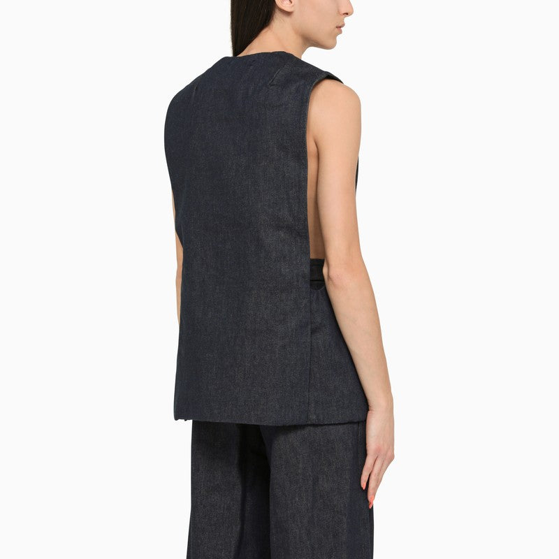 Amiri - AMIRI Blue cotton waistcoat - Jackets