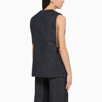 Amiri - AMIRI Blue cotton waistcoat - Jackets