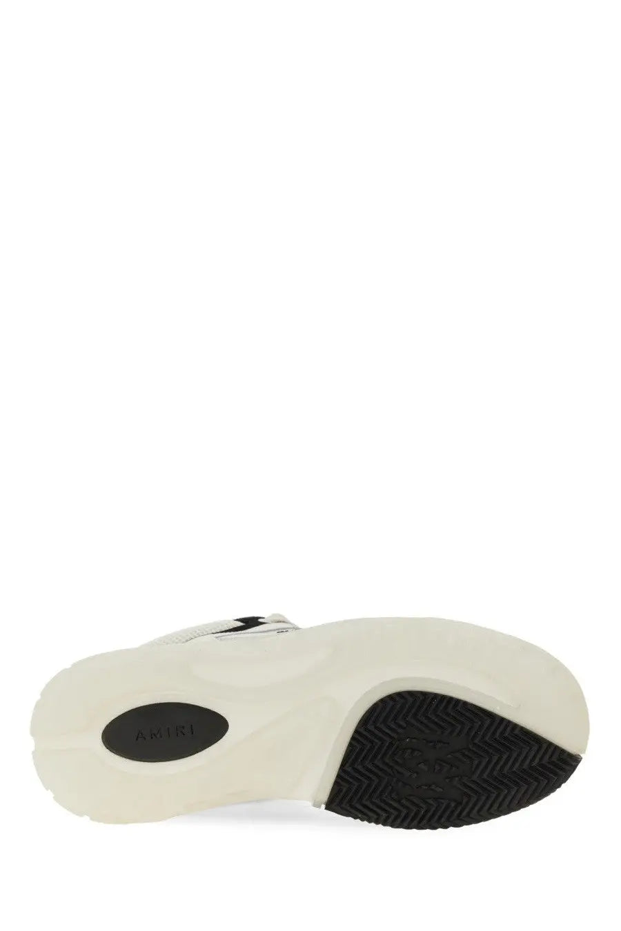 White and black gucci sneakers with chunky sole design in amiri men’s sneaker ma white style