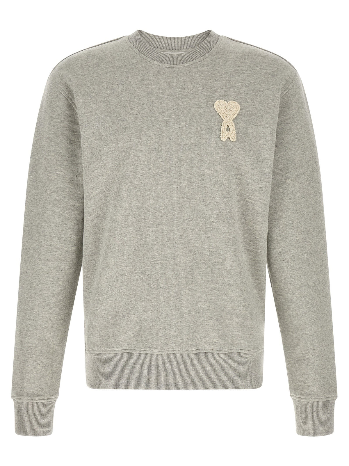 Ami Paris Amis De Coeur Sweatshirt Grey