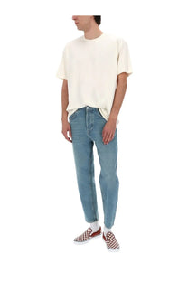 Amish supplies men’s jeans jeremiah sand stone blue light-wash denim with relaxed fit and classic five-pocket design