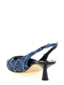 Jimmy Choo Amita Slingback Gold