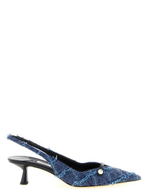 Jimmy Choo Amita Slingback Gold